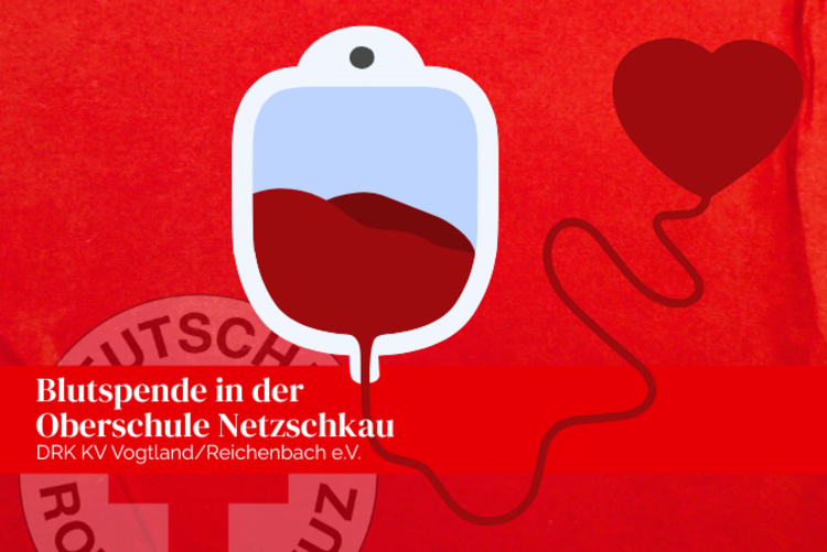 Grafik mit Blutbeutel und Herz.
